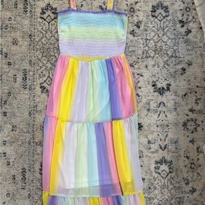 Colorful Rainbow Kids Dress